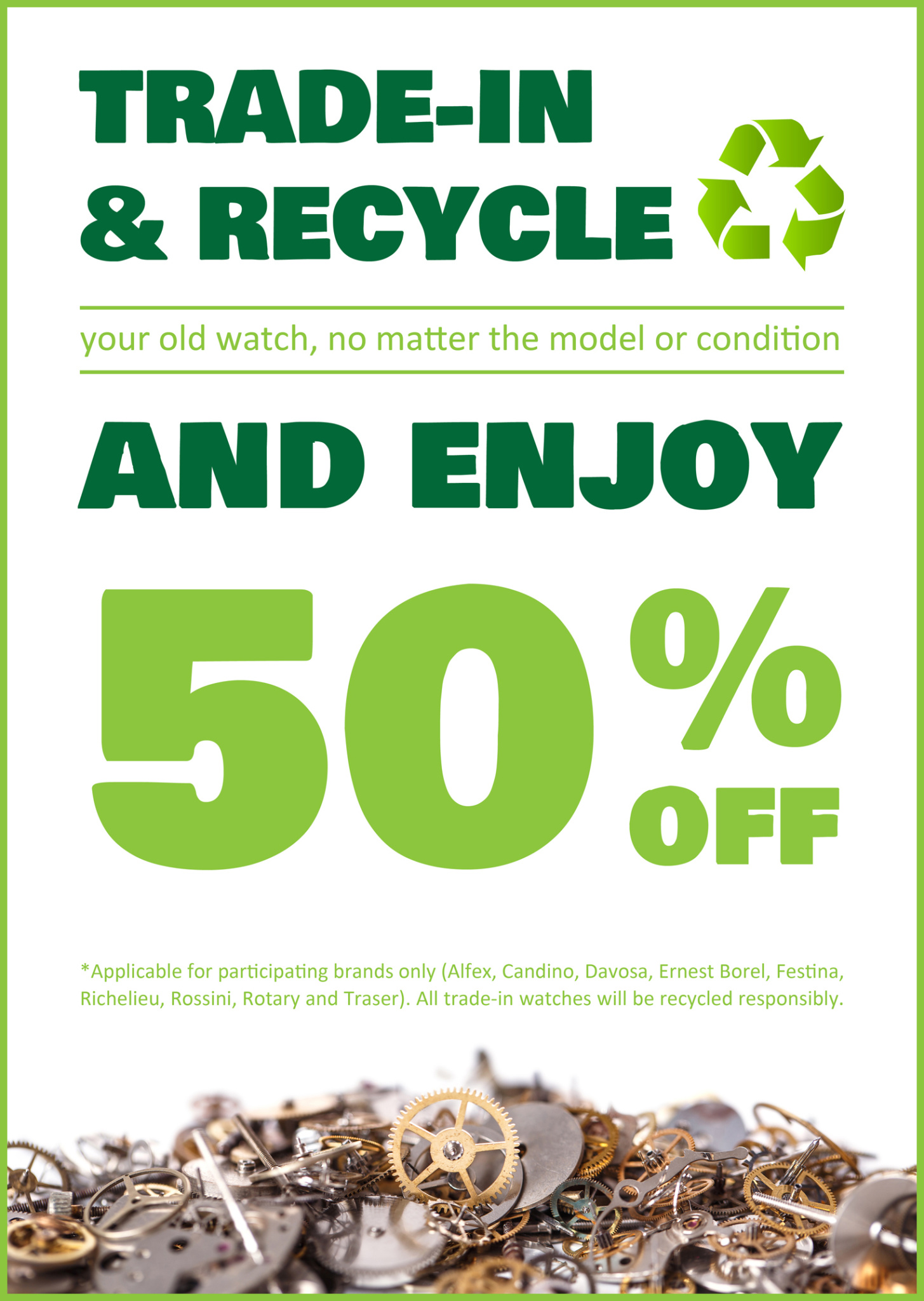 Trade in and recycle