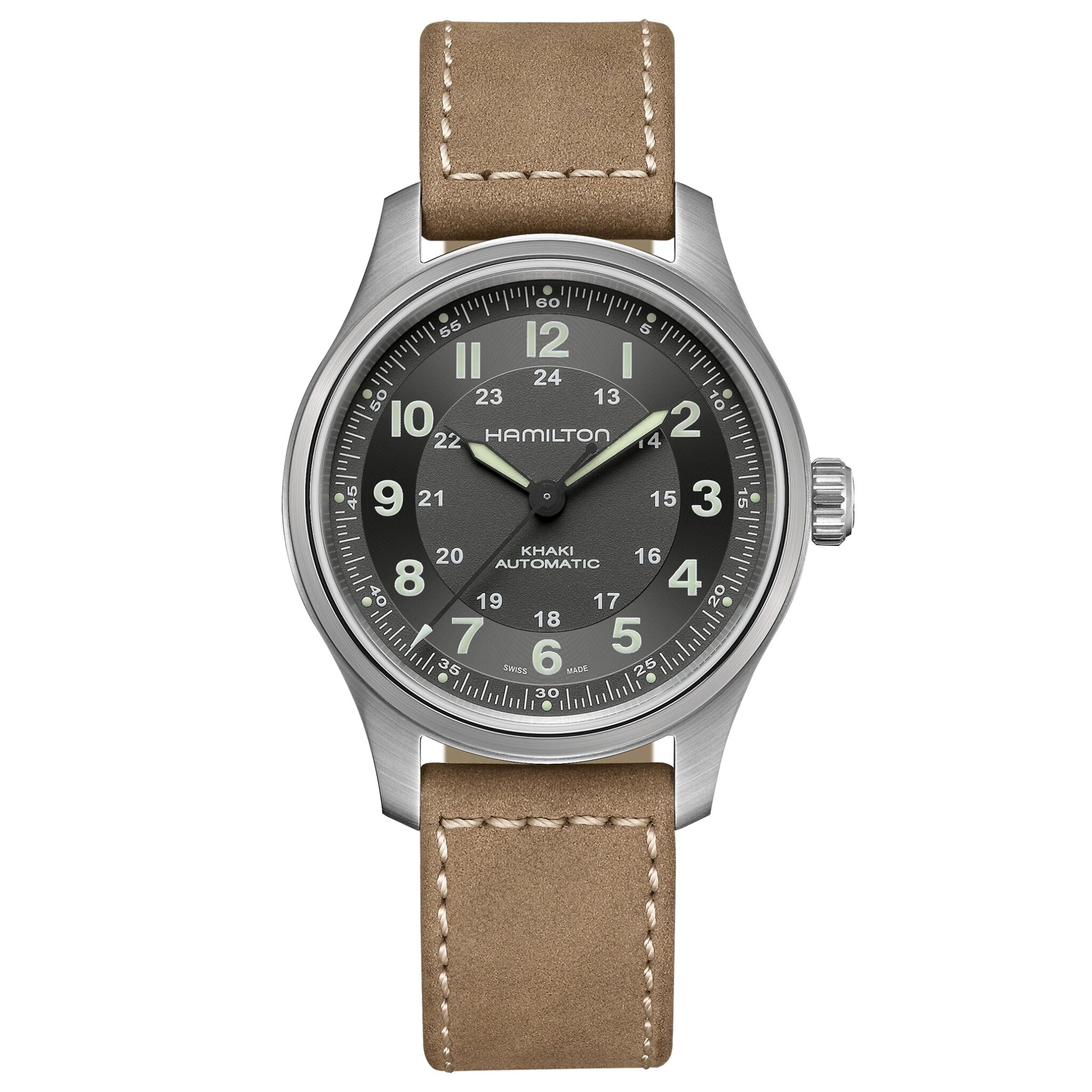 Hamilton Khaki Field Titanium Auto H70545550 All Watches