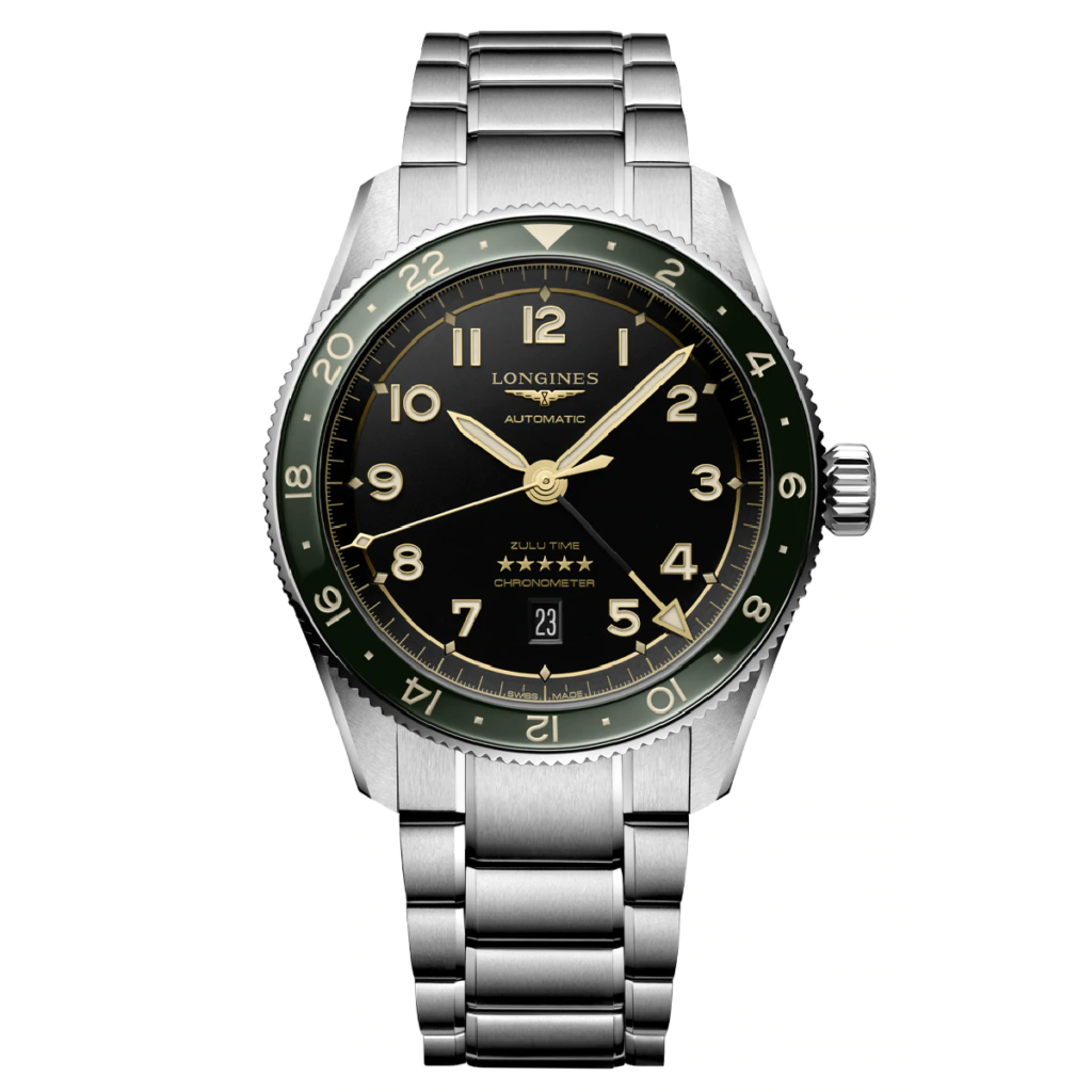 Longines Spirit Zulu Time L38124636 - All Watches 万金表行