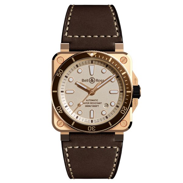 Bell Ross BR 03 92 Diver White Bronze BR0392 D WH BR SCA All