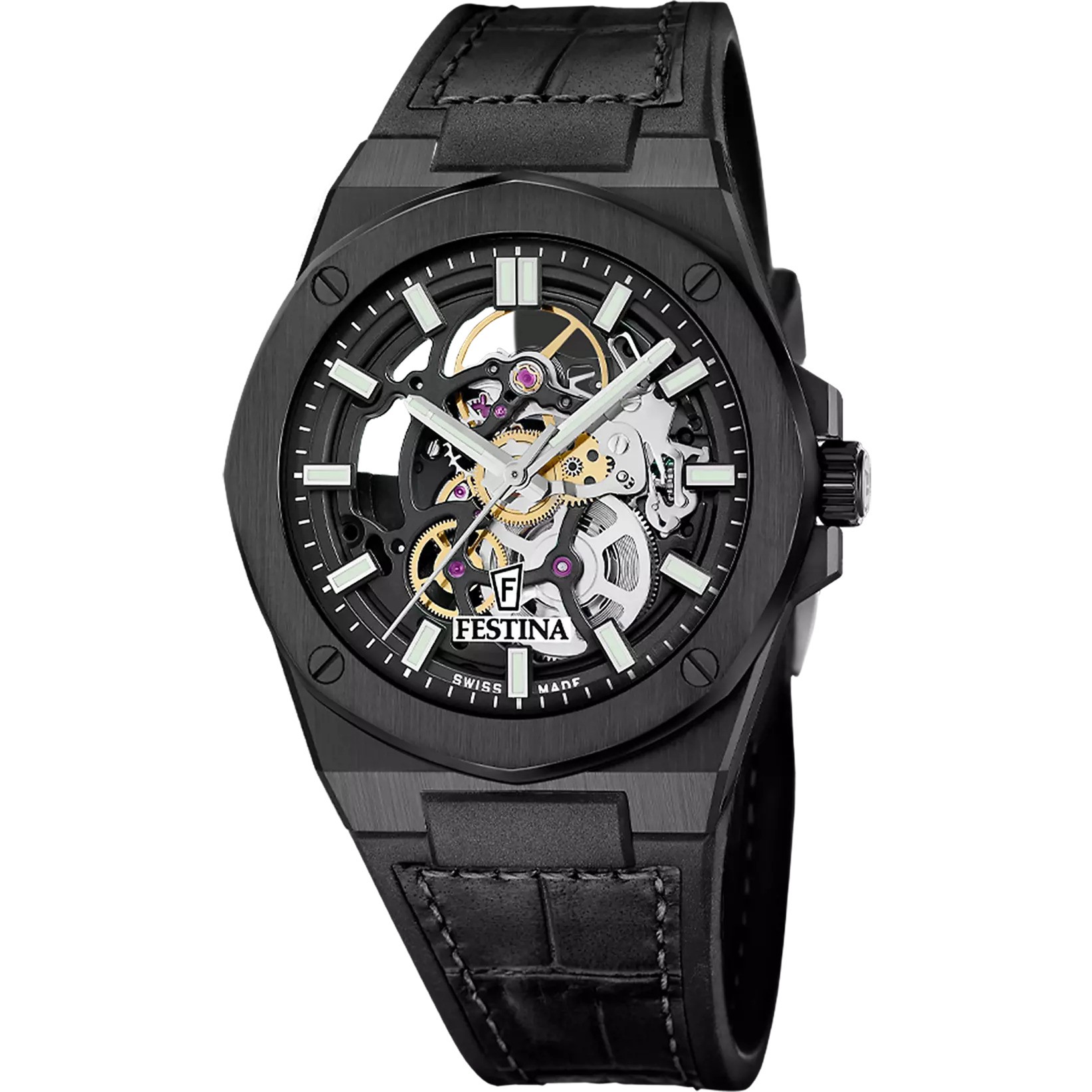 Festina Swiss Made Automatic Skeleton F22015/1